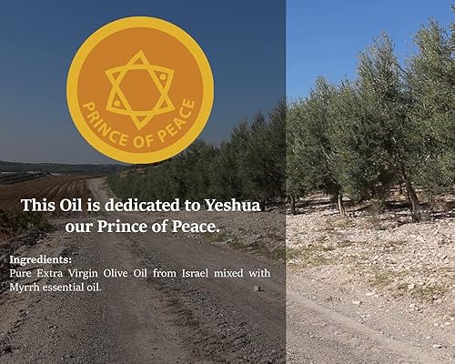 Miniatura 4 de Aceite de unción Príncipe de la Paz de Israel, botellas de aceites espirituales sagrados de Jerusalén bendecidas, hechas a mano con ingredientes