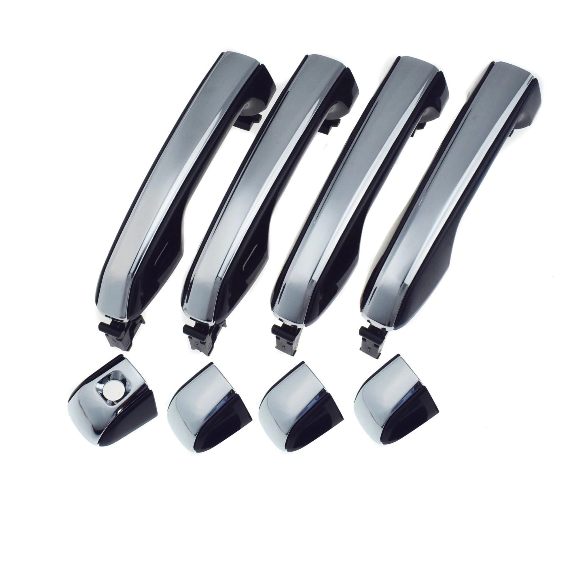 Hljnlvbn 4 Pcs Front Rear Kit Door Handle Car Outside Door Handle Rear Left Or Right For Lexus For Gx460 4.6L V8 2010 2011 2012 2013 2014 2015 2016-2021(4 Pcs Front Rear Kit)