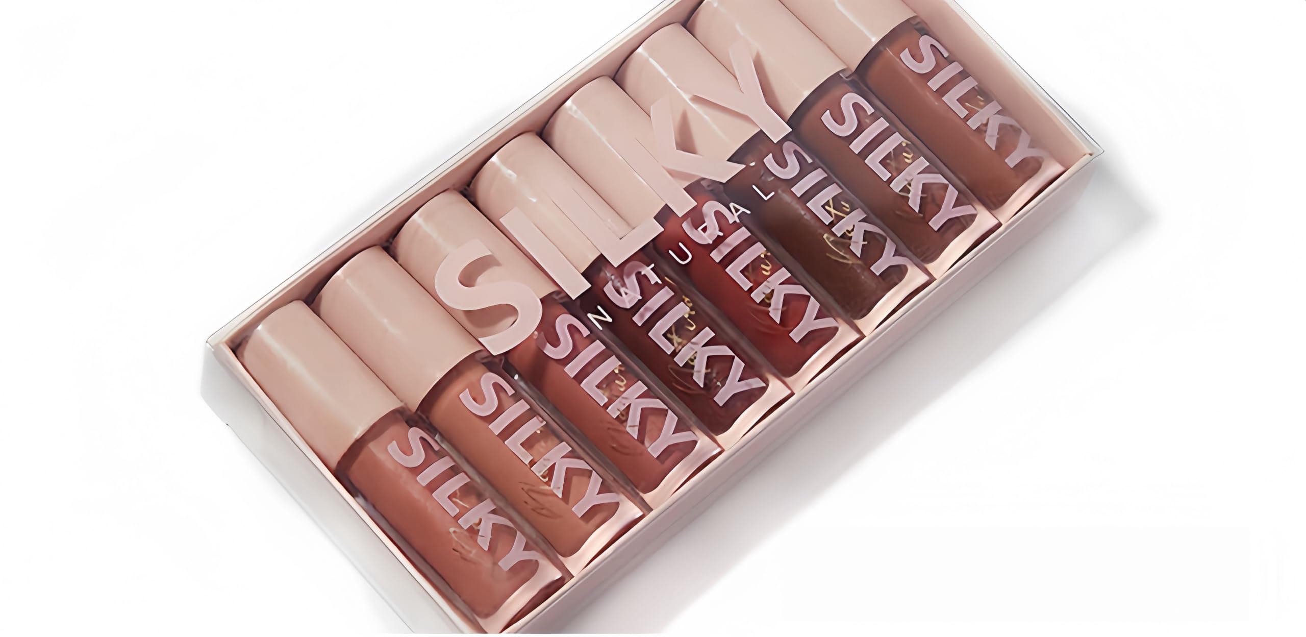 MAEPEOR Shiny Glossy Lipgloss Set 8PCS Non-Sticky Moisturizing Lip Gloss Long-lasting High Shine & Shimmer Liquid Lipstick for Girls and Women (Shiny Glossy, Set 01)