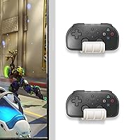 Vista 4 de VIVO Universal Video Game Controller Wall Mount Holders, Compatible with PlayStation, Xbox, NVIDIA, Nintendo Switch Controllers, and More, 2-Pack