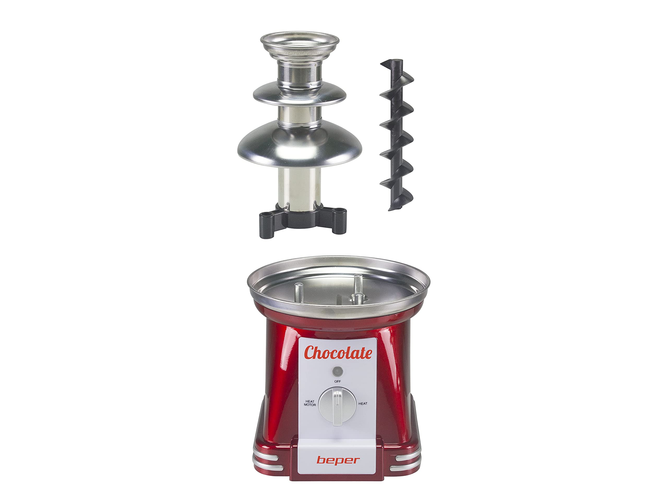 BEPER P101CUD200 Fontana di Cioccolato 750 ml XXL - Fontana di Cioccolato Cascata a 3 Livelli