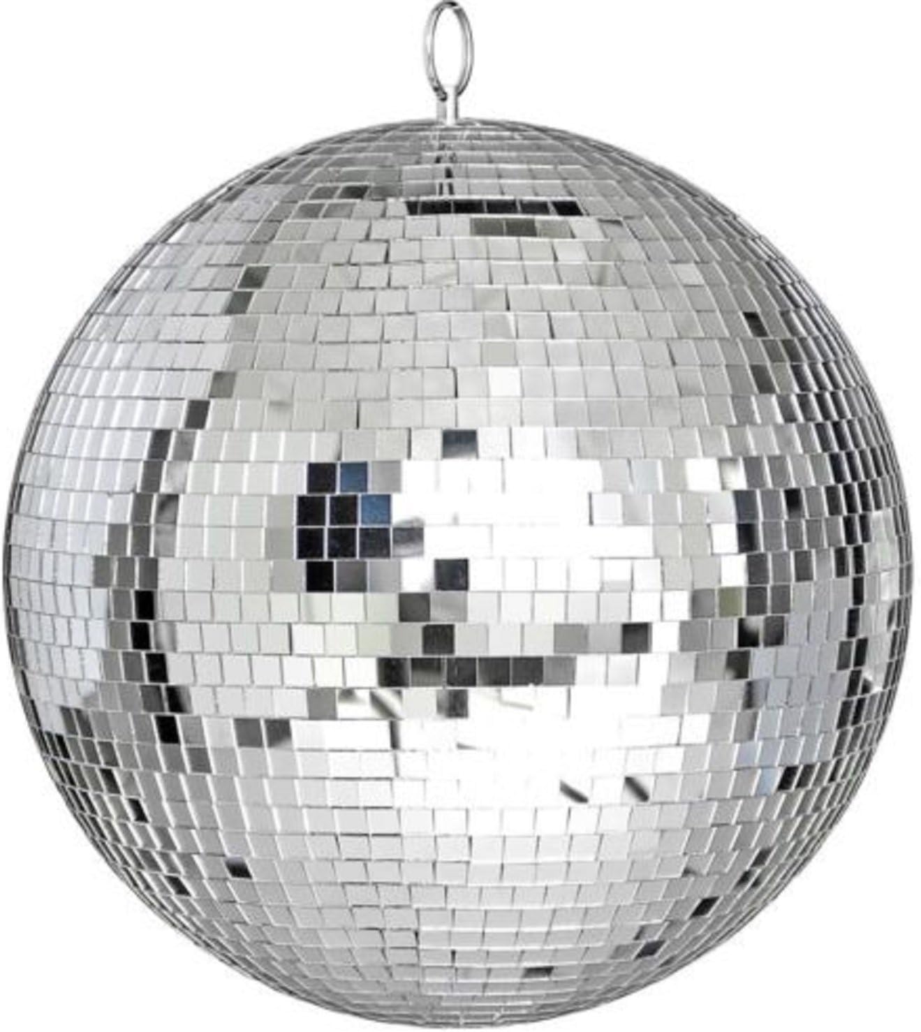 Large 12" Mirror Glass Disco Ball DJ Dance Home Party Bands Club Stage Lighting