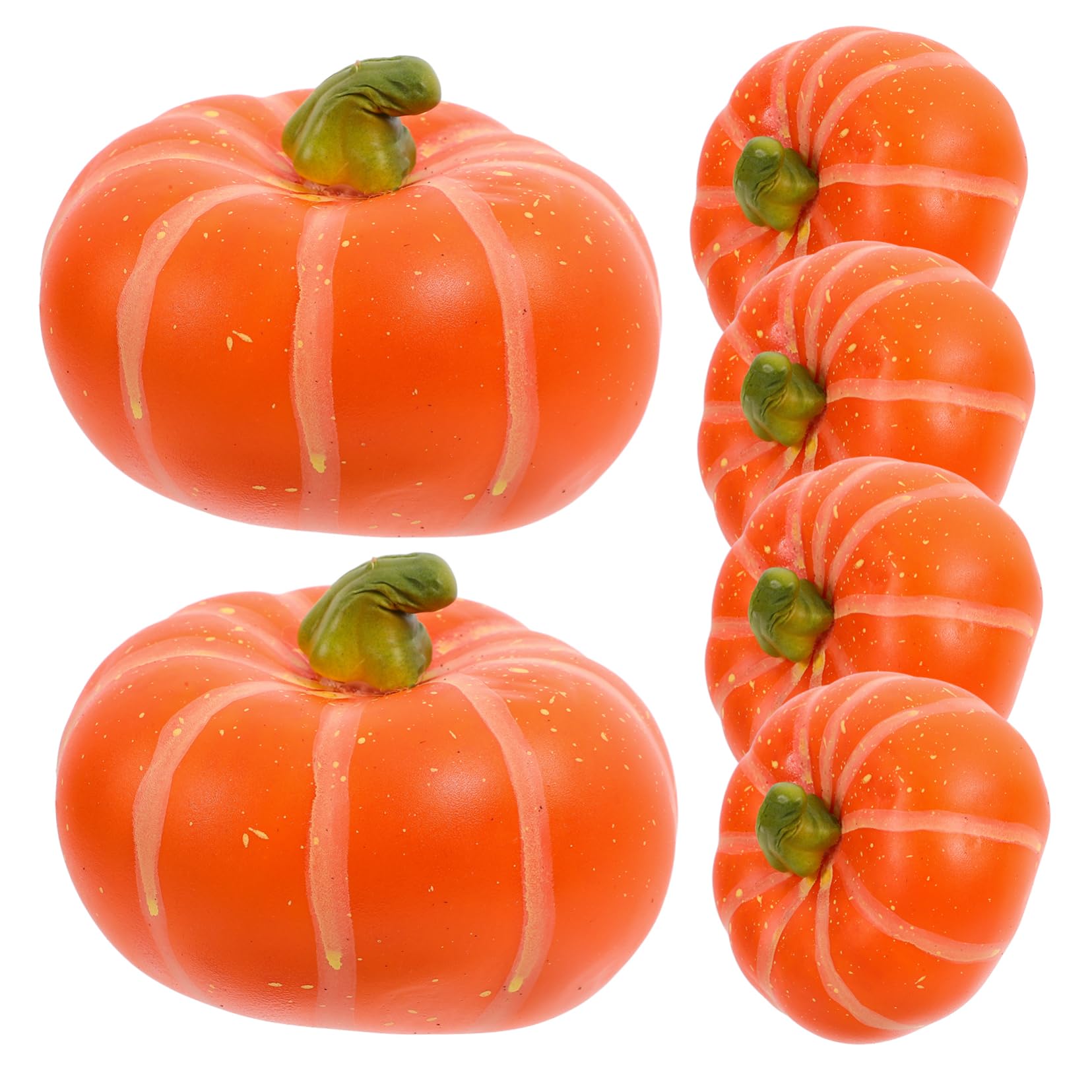 Calabazas artificiales duraderas que evitan manchas y malos olores en Halloween