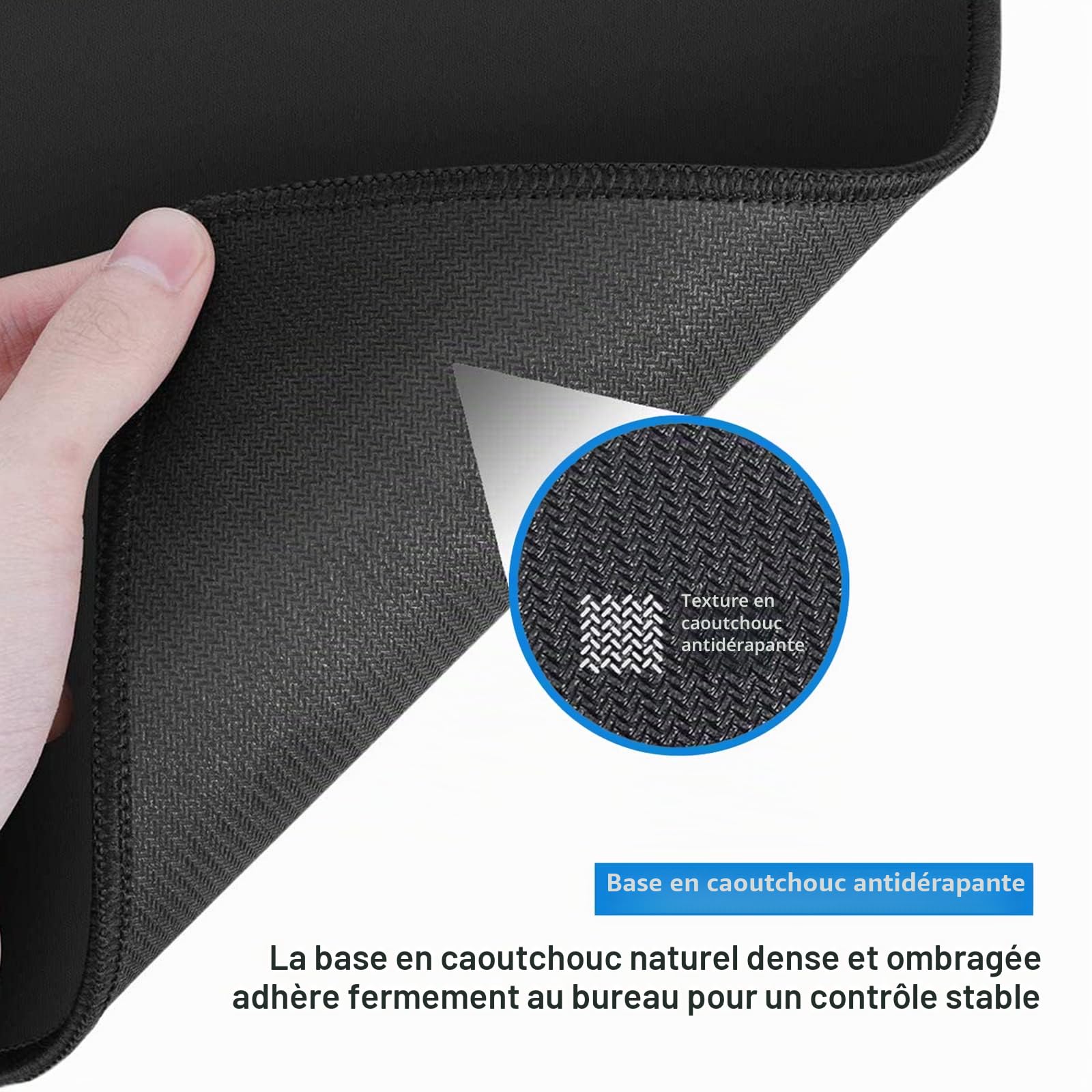 The Chosen One Grand tapis de souris de jeu personnalisé avec base en caoutchouc antidérapant, cadre cousu, tapis de souris portable pour ordinateur, clavier, souris, ordinateur portable et PC, 80 x