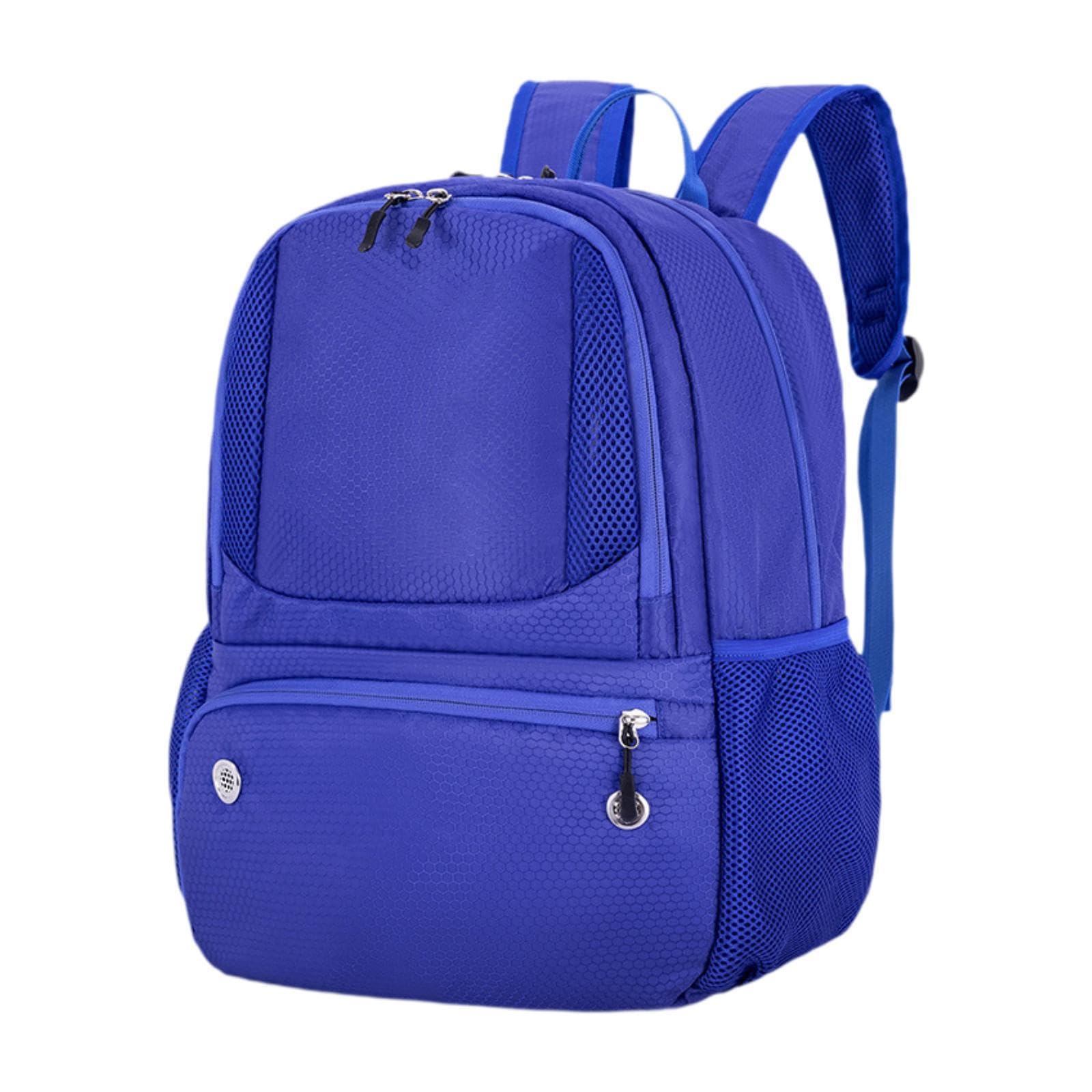 MYADDICTION Basketball Backpack with Shoe Compartment Practical Wear Resistant 20 L-35 L Blue-picture-53