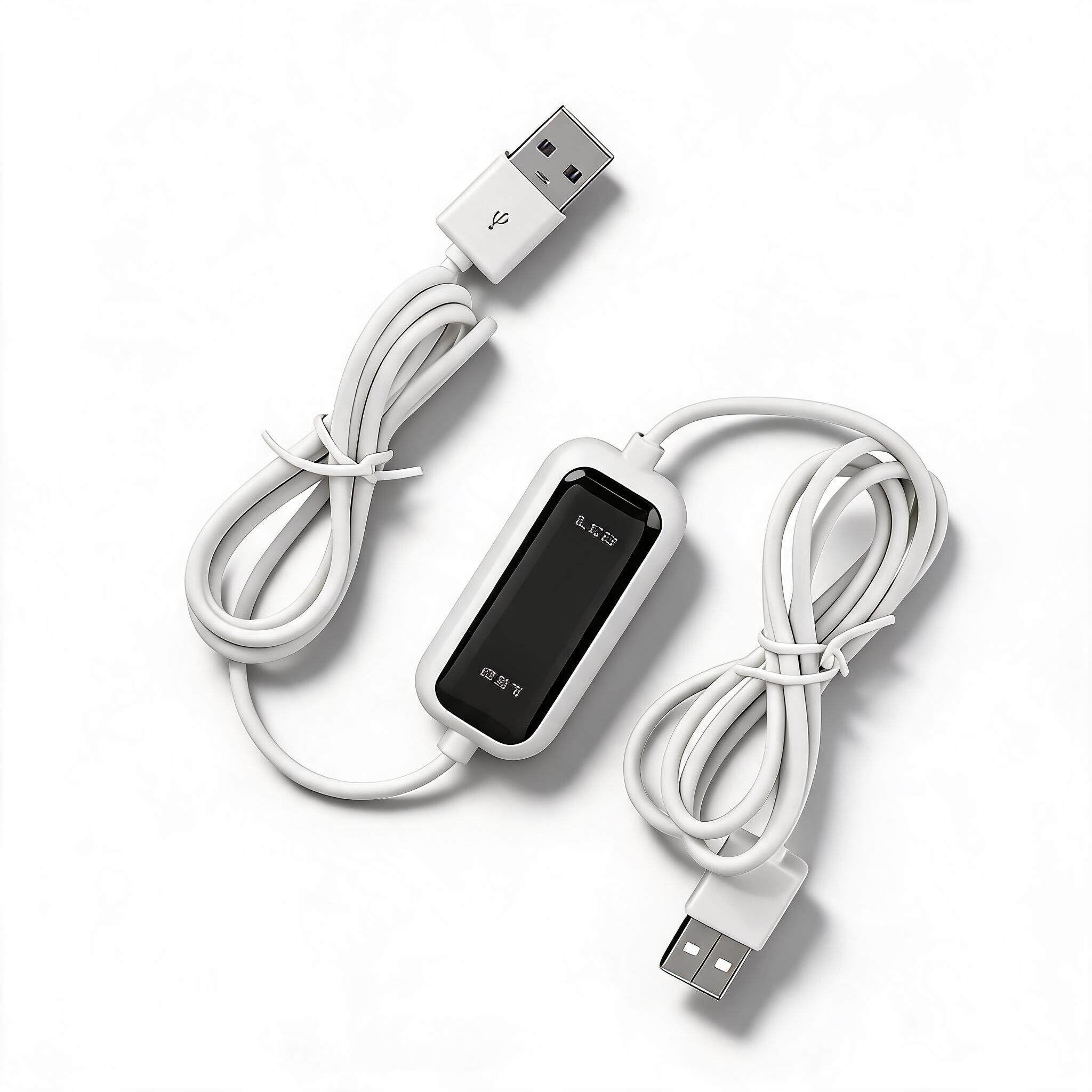 Sxhlseller USB Ad Alta velocità da PC a PC Sincronizzazione Online Collegamento Trasferimento File Dati Cavo Diretto Copia Facile tra 2 Computer con Esecuzione Automatica, Riconoscimento