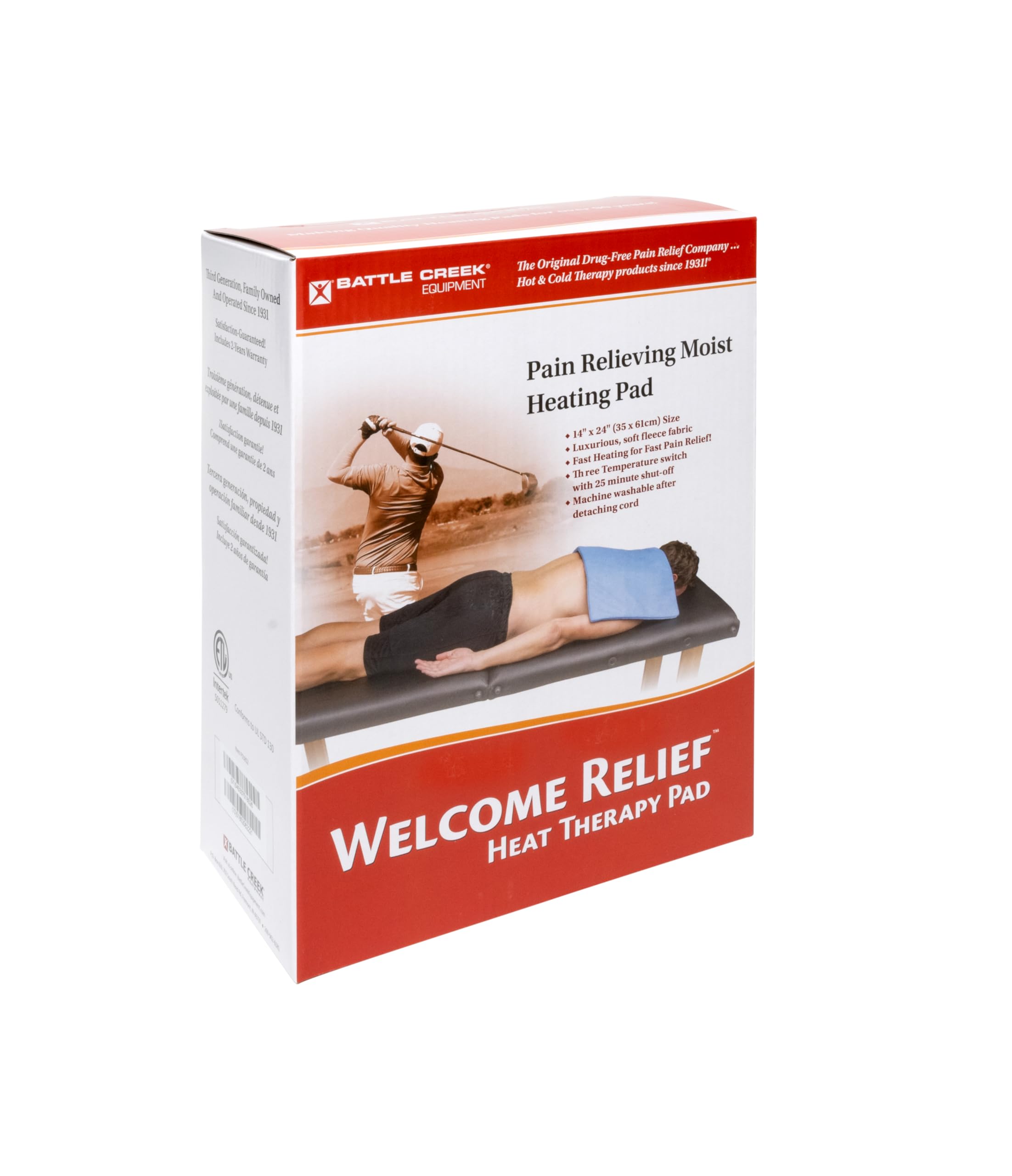 Amazon.com: Battle Creek Welcome Relief Moist or Dry Heating Pad