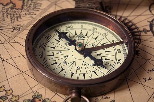 Miniatura 7 de Personalized engraved sundial compass, Fathers Day gift, Unique for Dad Gift for all occasions, Christmas, New year, Graduation, Love gift, Get well