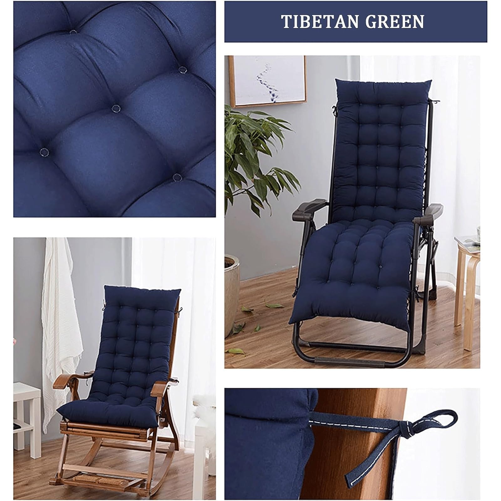 Cuscini Materasso per lettino prendisole Cuscino per lettino prendisole Cuscino per sdraio 170x53x983 cm Materasso per lettino prendisole antiscivolo per poltrona relax Copertura per lettino