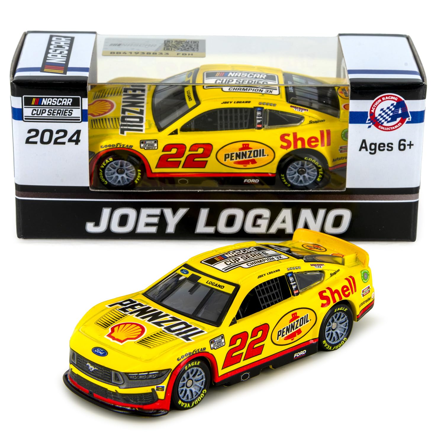 Lionel Racing Joey Logano 2024 NASCAR Cup Series Champ Diecast Car