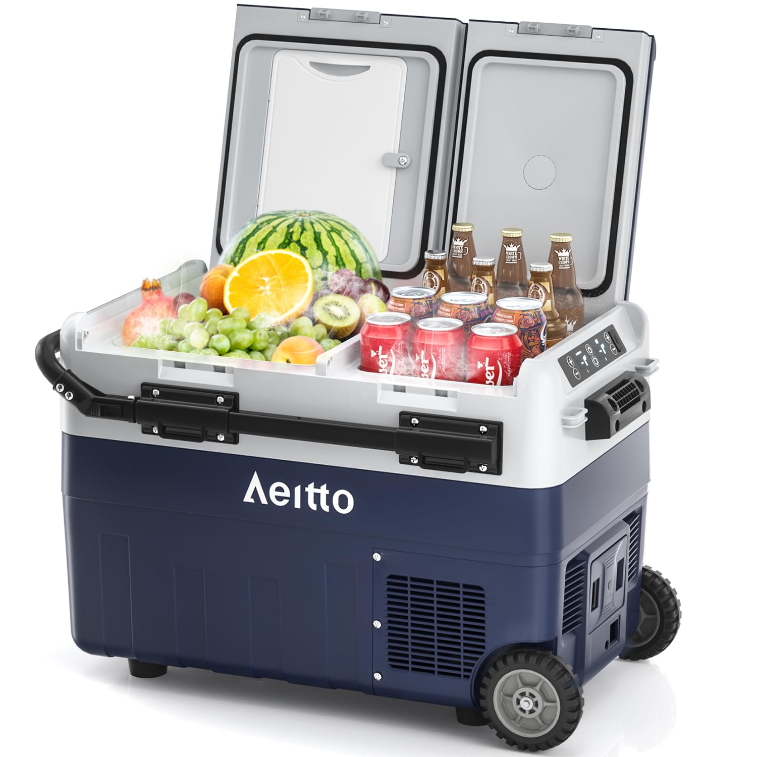 Aeitto 42 Quart Dual Zone Car Fridge