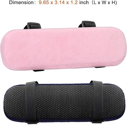 Miniatura 7 de MOSISO Reposabrazos para Silla (Paquete de 2), Fundas de Espuma Viscoelástica para Silla de CasaOficina, Cómodas Almohadillas para Brazos de