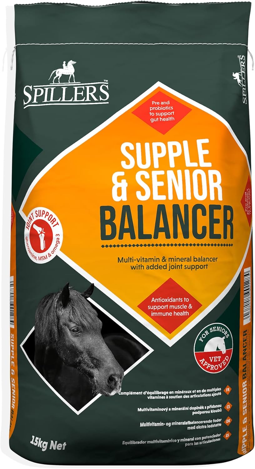 SPILLERS Supple & Senior Balancer Horse Feed, 15KG Horse Feed to