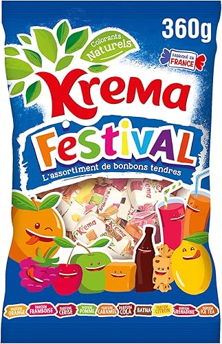 KREMA Festival Bonbons tendres aromatisés 360 g