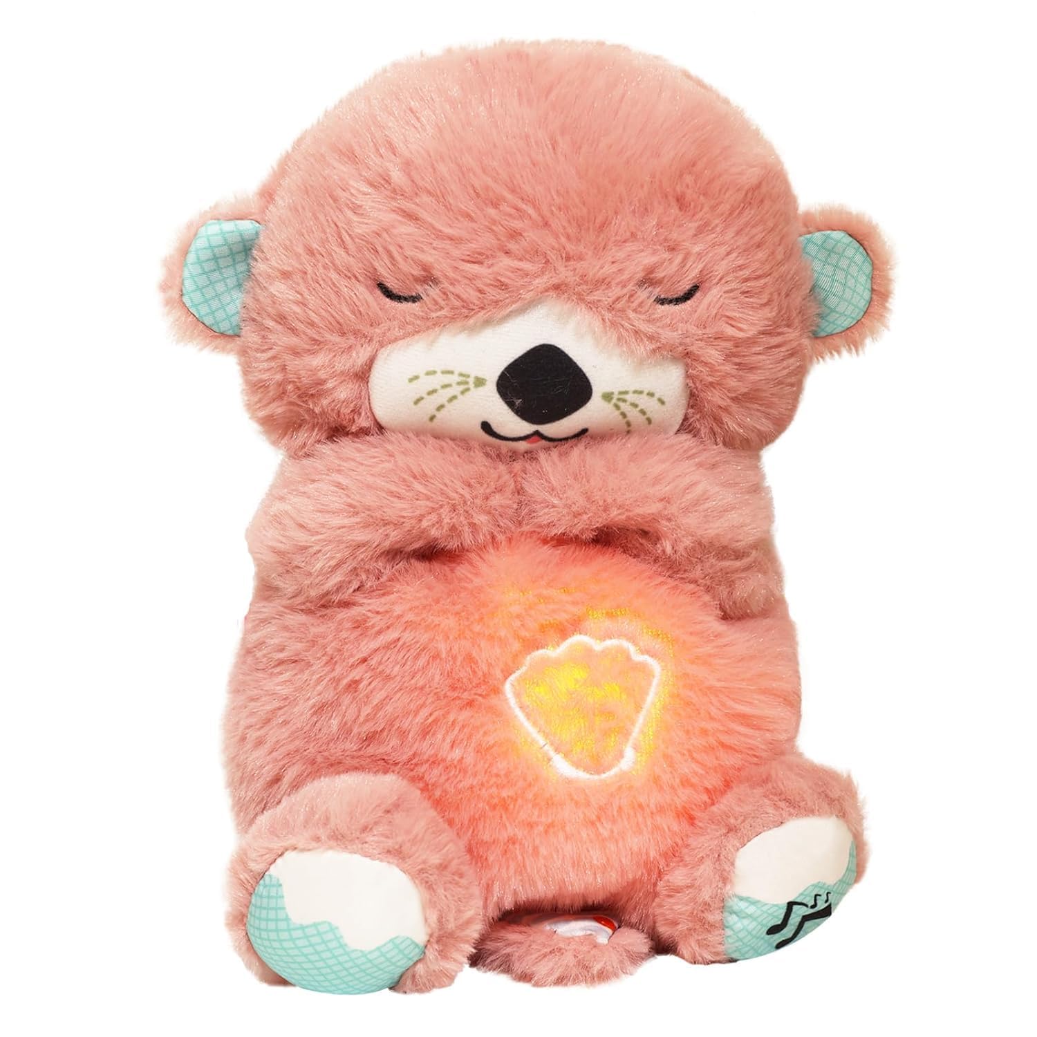 Portable Plush Baby Toy with Music, Sounds, Lights and Breathing Motion, Breathing Toy Teddy Bear with Lights | Gift for Kids | Size 30cm (B0DF2NMQ5D) Amazon Price History, Amazon Price Tracker