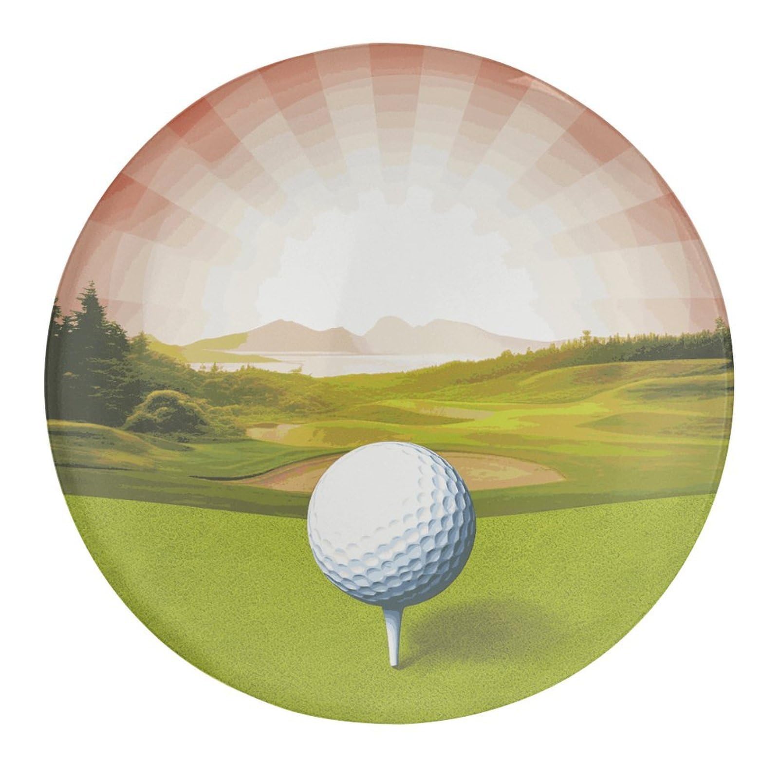Fekiloot Style Golf Sport Refrigerator Magnet Fridge Magnet4 Pcs
