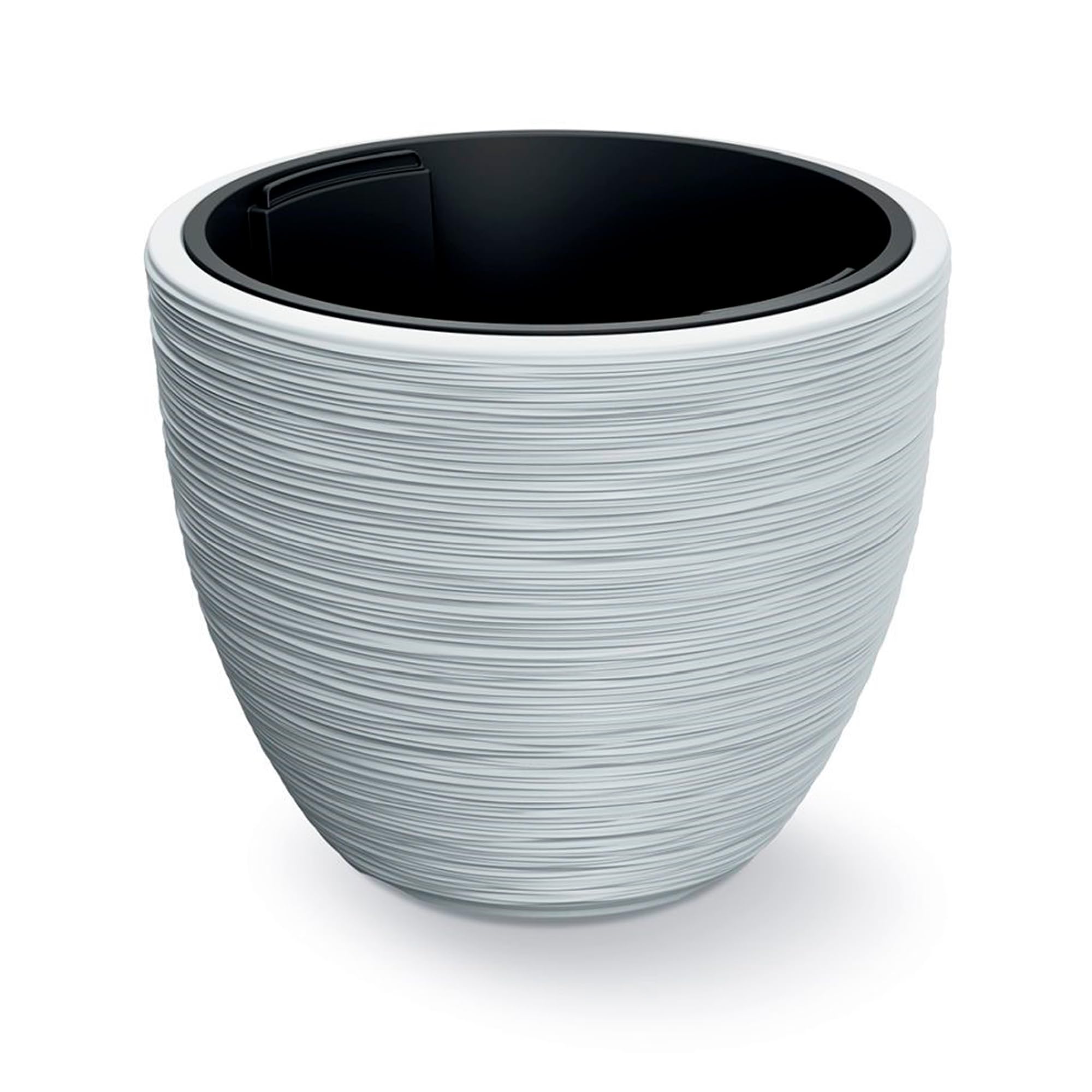 Pot de fleurs blanc 30L Furu pour éviter le dessèchement des plantes