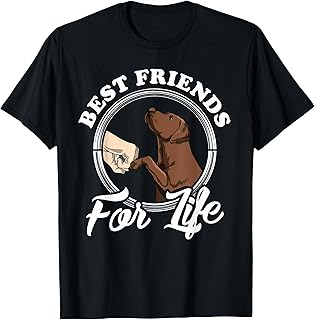Chocolate Labrador Design Funny Chocolate Labrador Lovers T-Shirt Small
