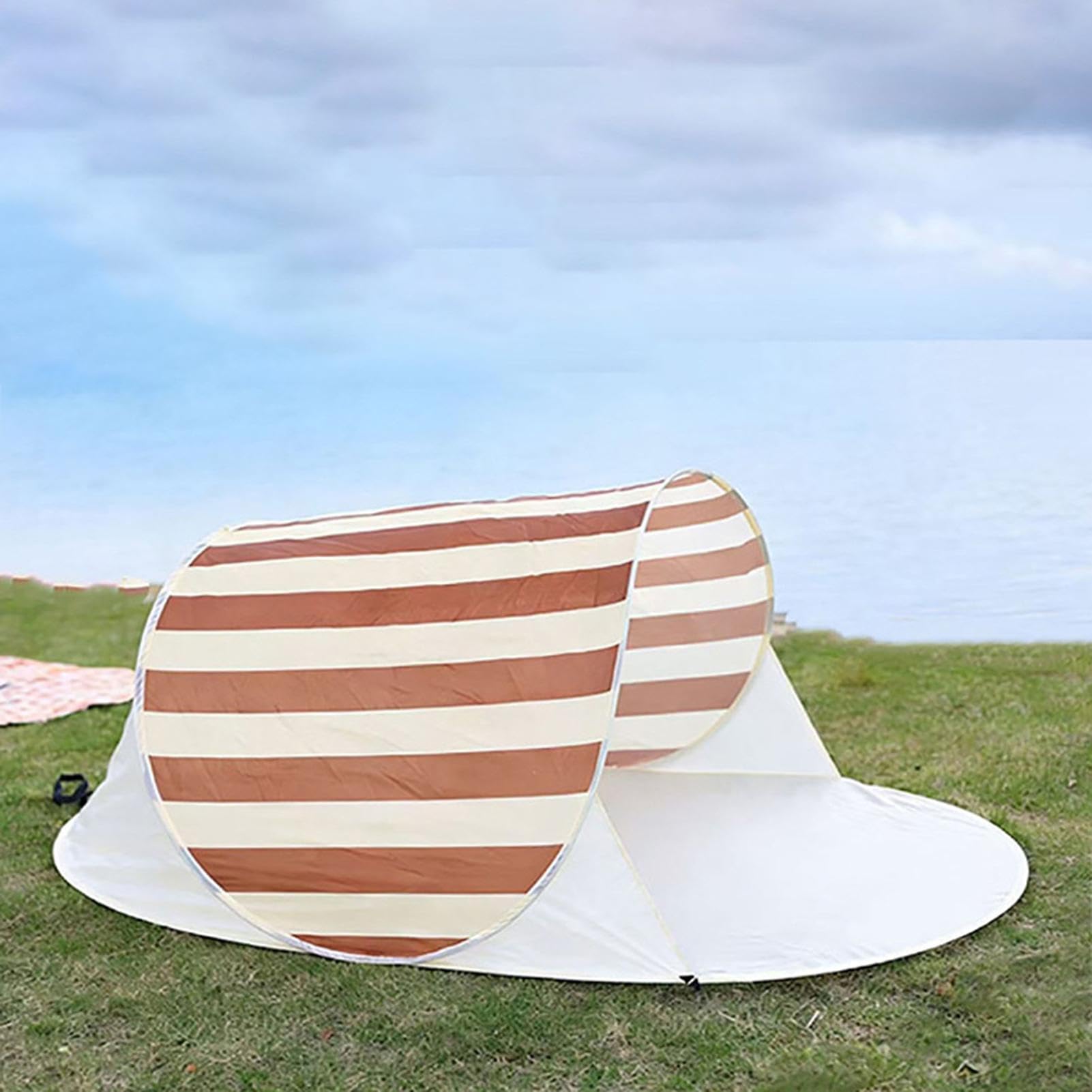 Tenda da Spiaggia per Esterni Rifugio Antisole per Pesca | Ombra per Campeggio Outdoor per Adulti Adolescenti Genitori Campeggiatori Pesca Lago Sport Evento Campeggio