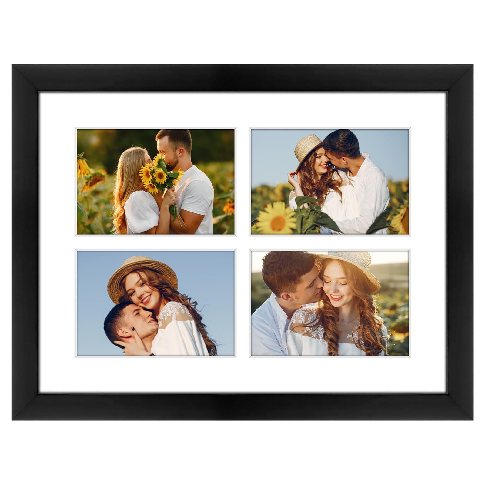 Amazon.co.jp: Golden State Art、9x12 無垢材コラージュ写真フレーム