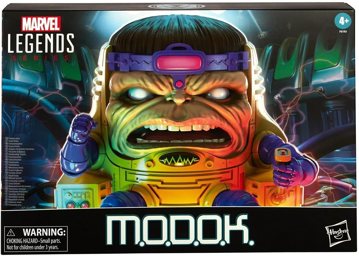 Marvel Hasbro Legends Series Avengers 6-Inch Scale M.O.D.O.K. Figure and 4 Accessories for Fans Ages 4 and Up F0193