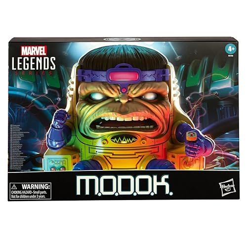 Figura de M.O.D.O.K. de Marvel Legends Series de 6 Pulgadas y 4 Accesorios para Coleccionistas y Fans de Edades a partir de 4 años