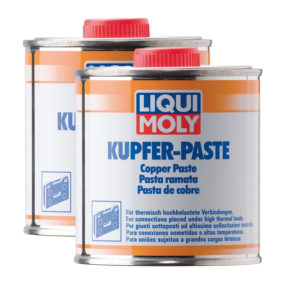 2x LIQUI MOLY 3081 Kupfer-Paste Kupferfett 250g