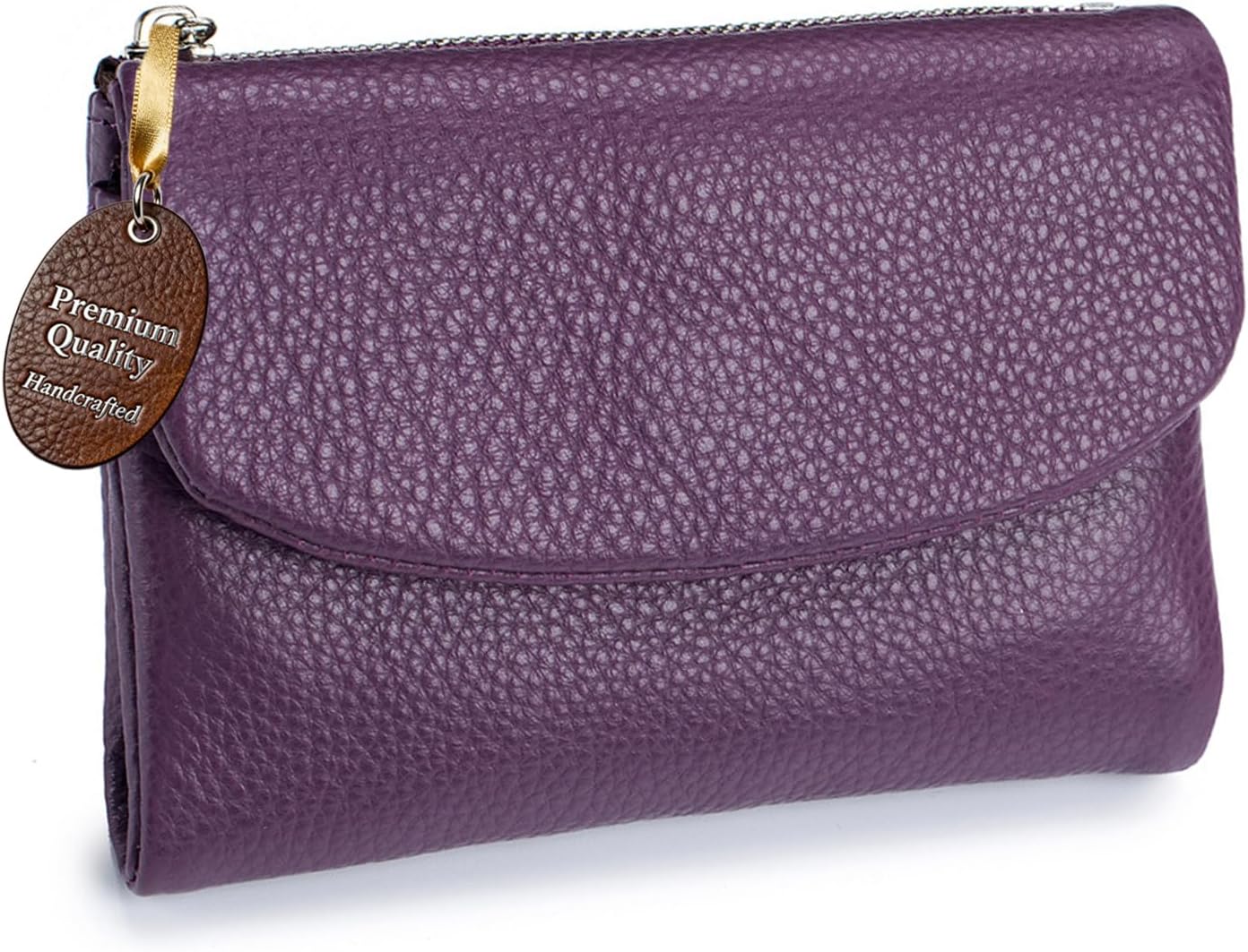 Unisex Pebble Leather Wallet, Unisex Pebble Real Leather Peculiar Wallet For Women, Suitable For Coins And Cards (10)