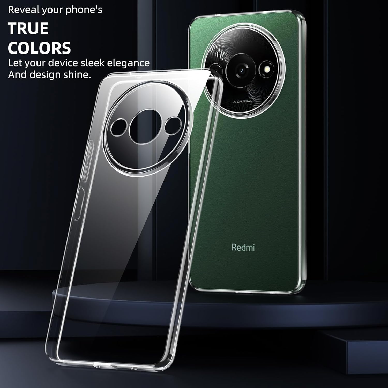 Captor Cover Trasparente per Xiaomi Mi A3, Custodia TPU in Silicone
