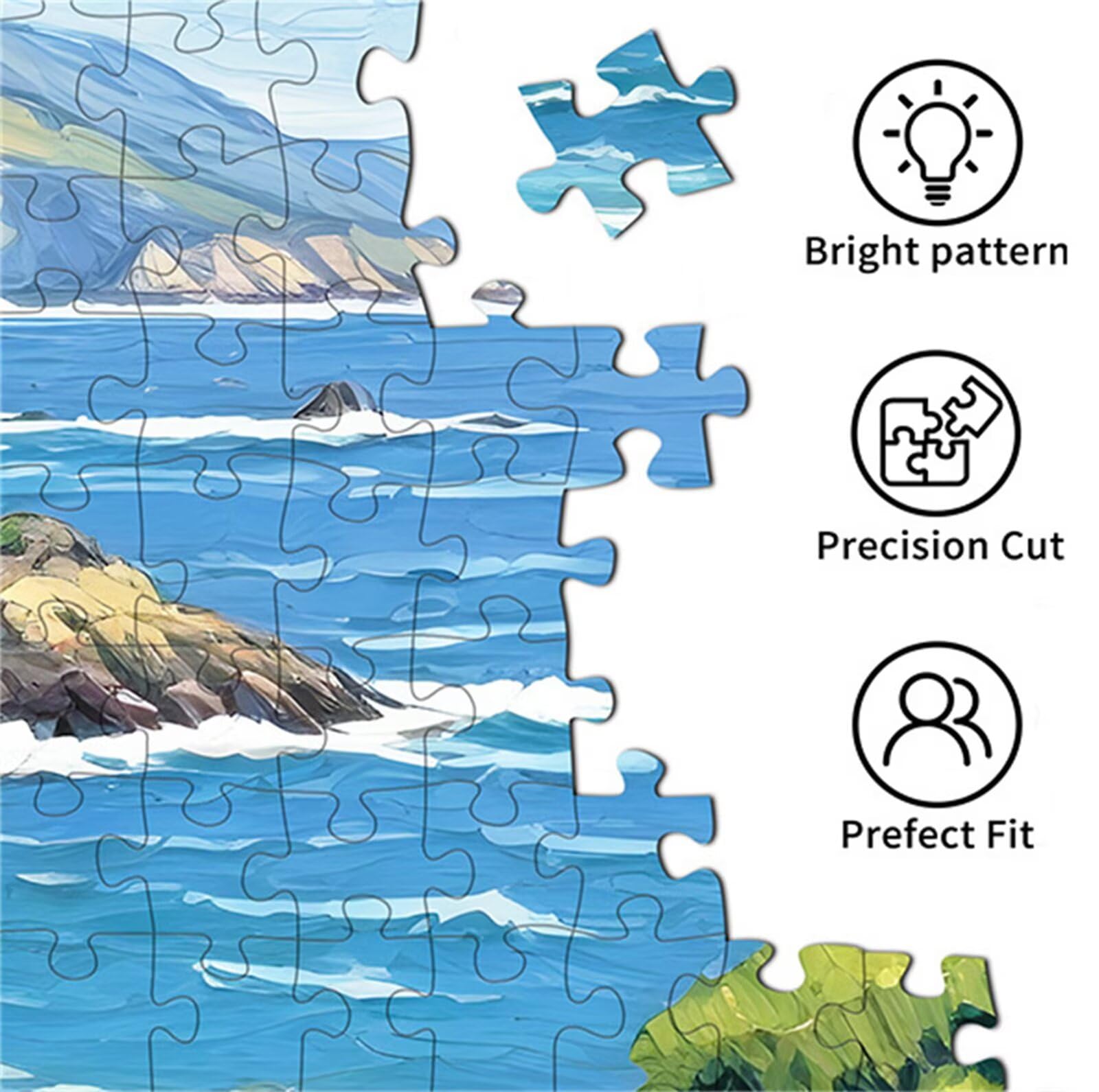 Puzzle 3000 Pezzi Adulti Montagna degli Animali 122x81cm, Puzzle Classico Antistress, Rompicapo per Esperti, Hard Difficult Challenging Puzzle Perfetto per Serate di Gioco