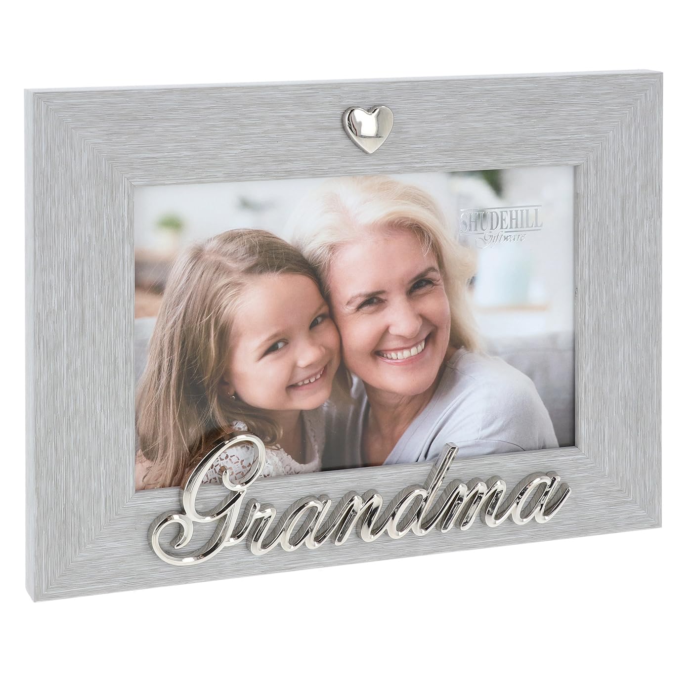 Shudehill Giftware Silver From The Heart Frame - Mum, Dad, Friends & More Designs (Grandma)
