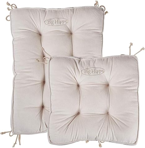 Big Hippo Rocking Chair Cushions Set Rocking Chair Pads With Ties Soft Thicken Seat Pads Cushion Pillow For Indoor Outdoor Office Home Rocking Chairs Beige Amazon Ca Home