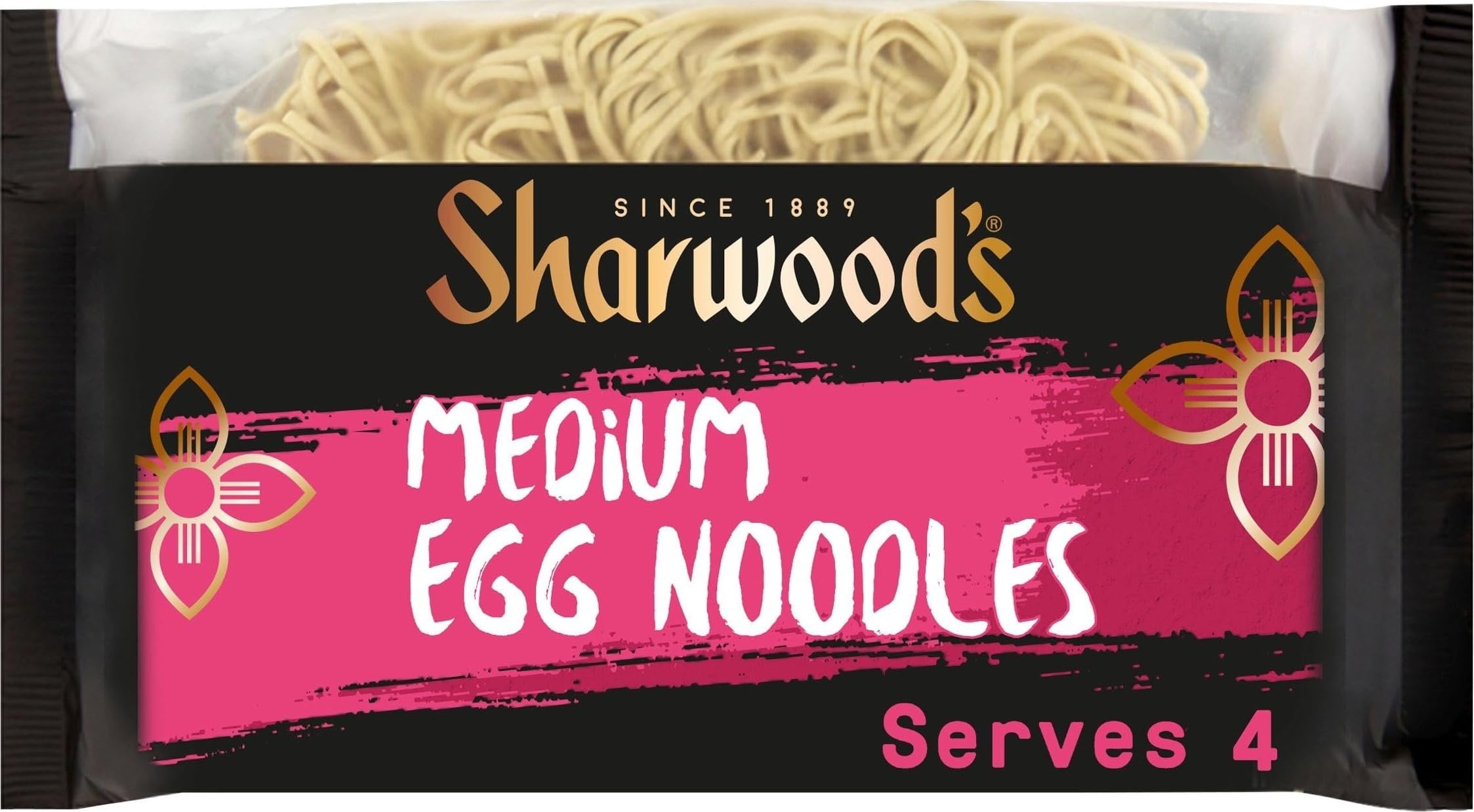 Sharwood's Medium Egg Noodles, Authentic Asian Style, 226 g (1-Pack)