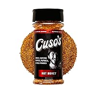 Vista 1 de Cuso's Hot Honey BBQ Condimento Rub Mezcla de Especias Multiusos para Carne, Pollo, Cerdo Rub Picante para Asar a la Parrilla, Ahumar y Cocinar