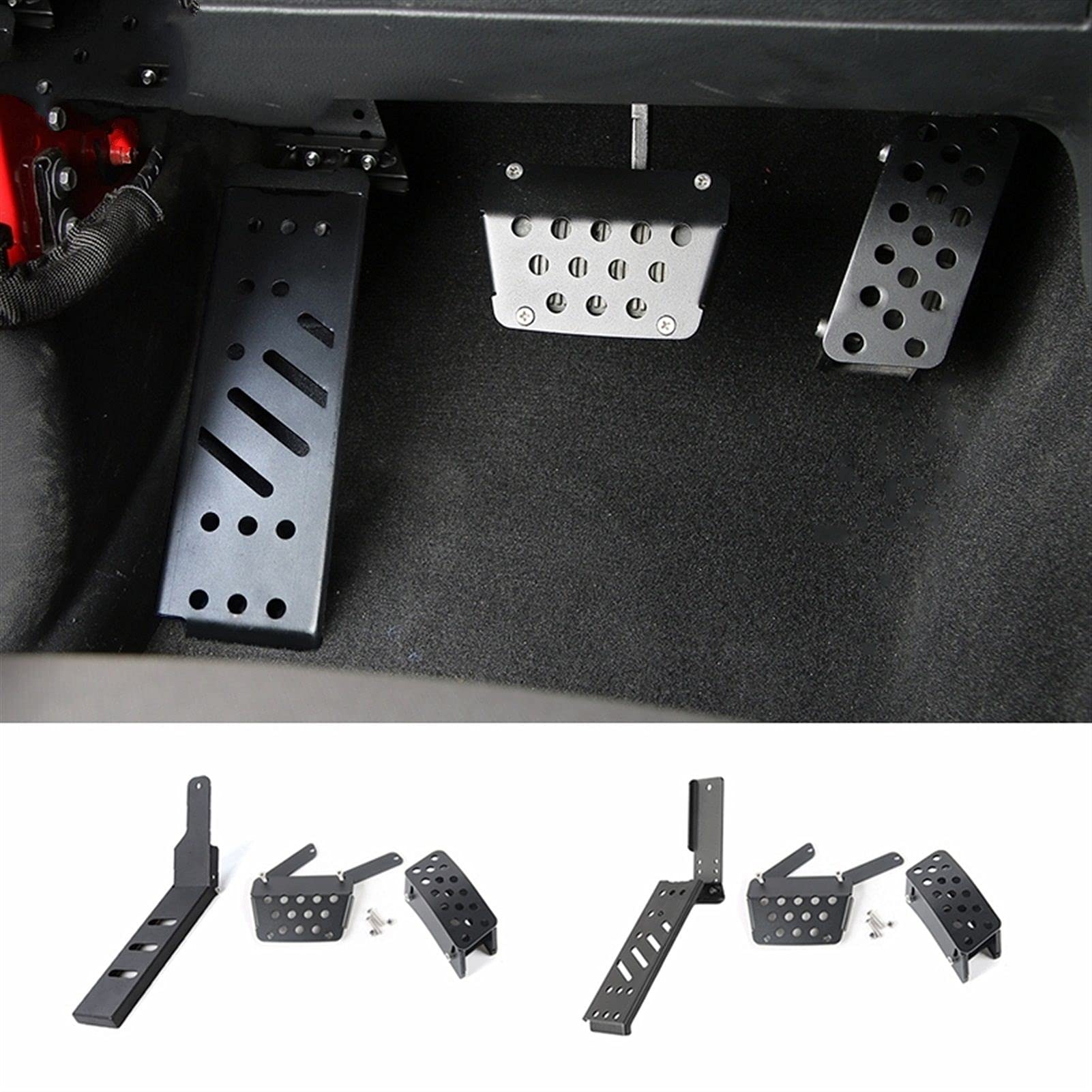 ⭐️車のフットレストペダル フットペダルパッドカバー 置換 Jeep ⭐️車のフットレストペダル フットペダルパッドカバー 置換 Jeep