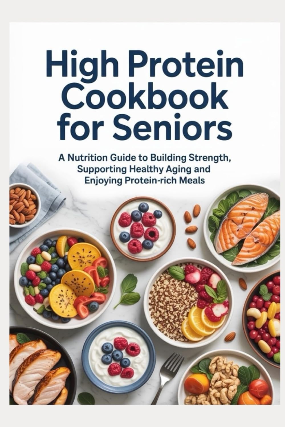 HIGH PROTEIN COOKBOOK FOR SENIORS: A Nutritions Guide to Building Srength ,Supporting Healthy Aging and Enjoying Protein - Rich Meals
