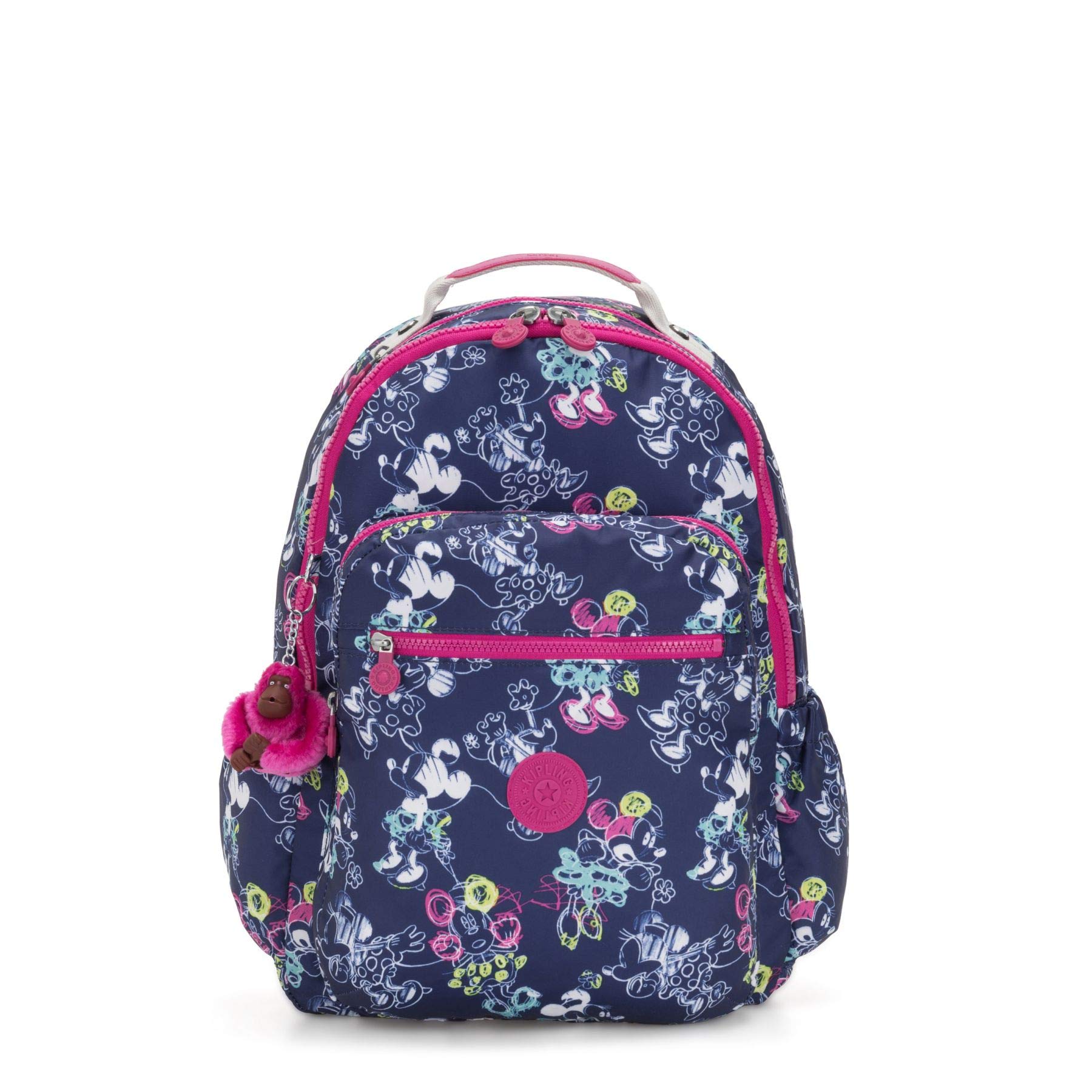 Kipling SEOUL GO Large Backpack with Laptop Compartment - Doodle Blue