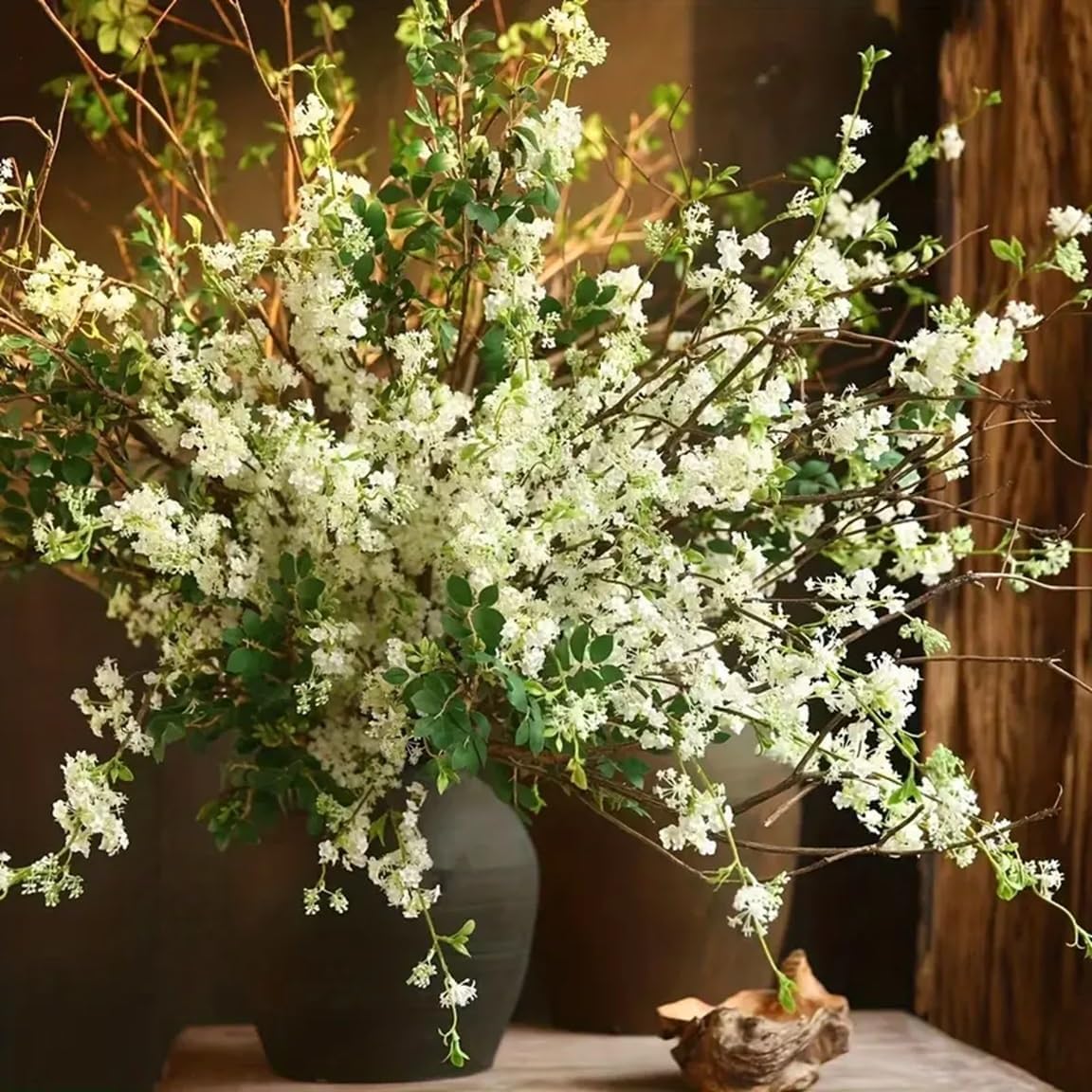 Snow Willow Living Vase Decor - Grows in Just Water for Weeks - Approx 30 Inches Tall (25 Branches)