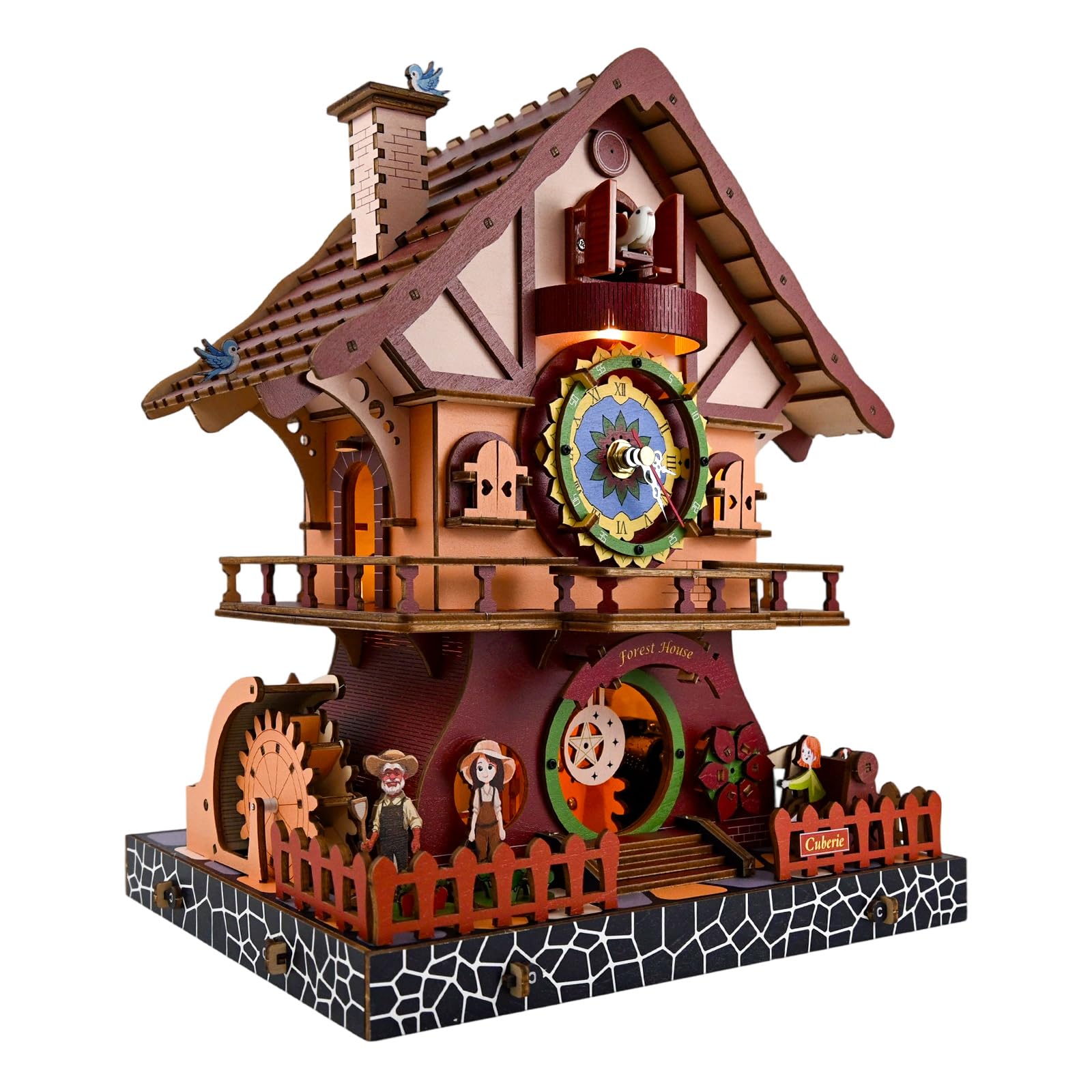 Amazon.com: Cuberie 3D Wooden Puzzles for Adults, Cuckoo Wooden