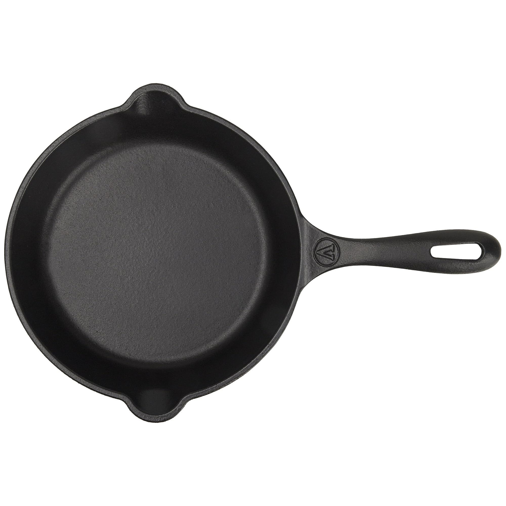 VICTORIA Poêle en Fonte Émaillée Induction 20cm, Convient pour le Feu, le Barbecue, le Four, la Plaque Vitrocéramique, le Gaz, Cast Iron Skillet sans Toxicité, sans PTFE ni PFOA