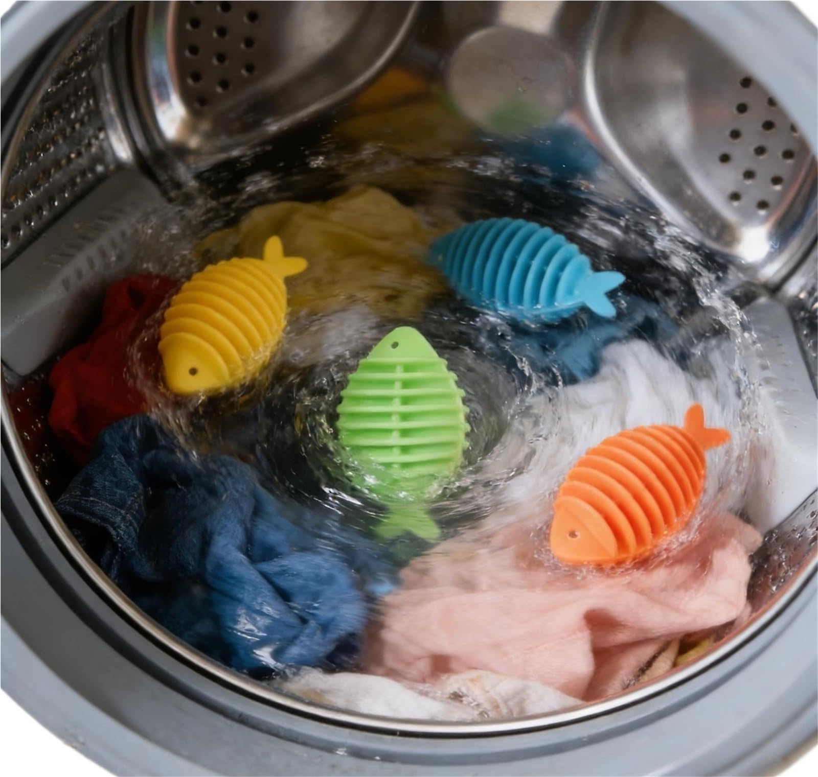 Palline Per Lavatrice Palline for bucato da 40 pezzi | Lavatrice Antigroviglio, Asciugatrice for Lavatrici, Morbida A Forma Di Pesce