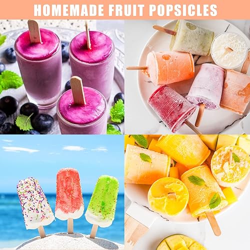 Miniatura 10 de LOMIMOS 200 palitos de Navidad para manualidades palitos de helado palitos de madera depresor de lengua para niños construcción de encerado mezcla