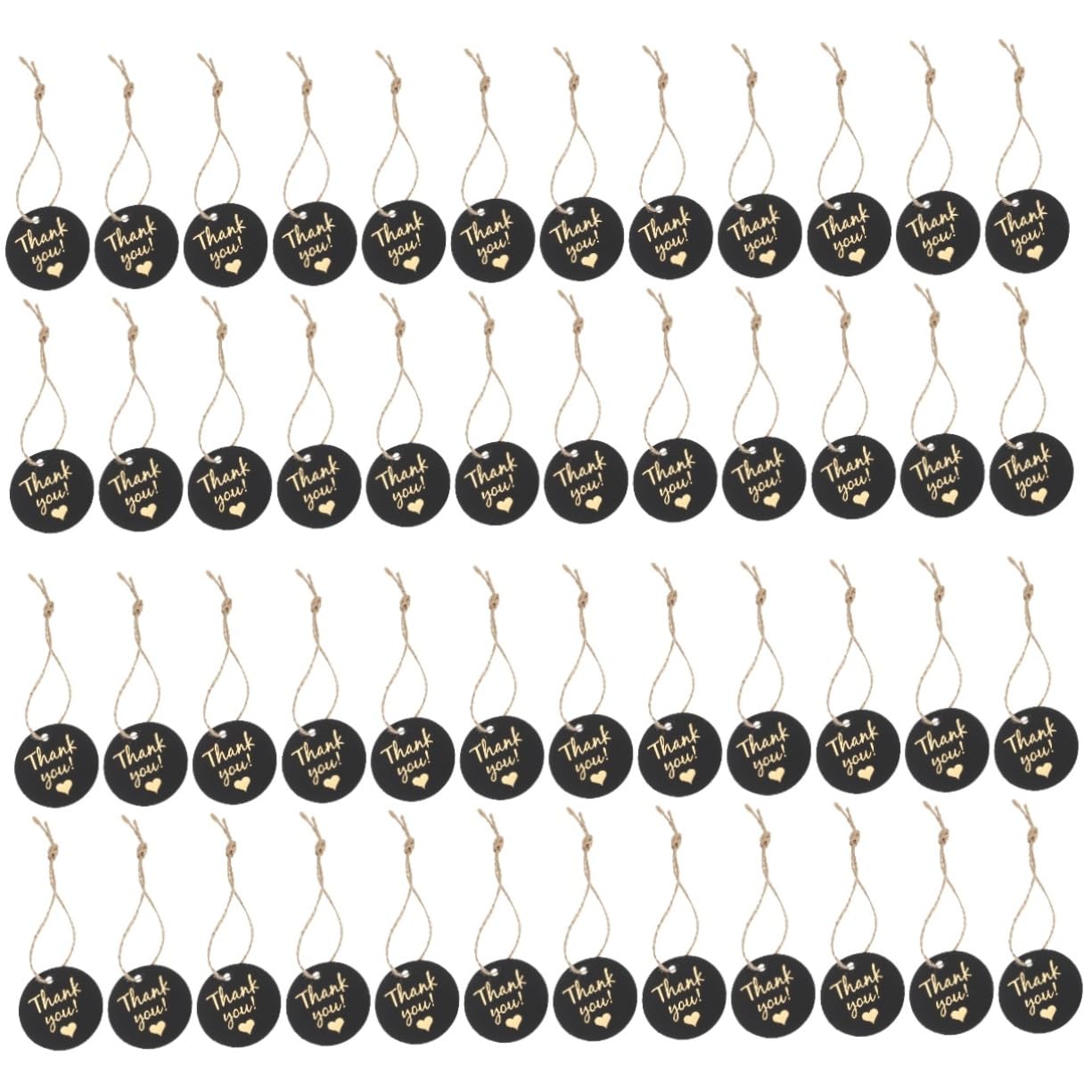 ABOOFAN 400pezzi Etichette Decorative Di Ringraziamento Carta Filo Per Matrimoni Compleanni e Feste Design Elegante e Creativo Per Decorazioni Festive