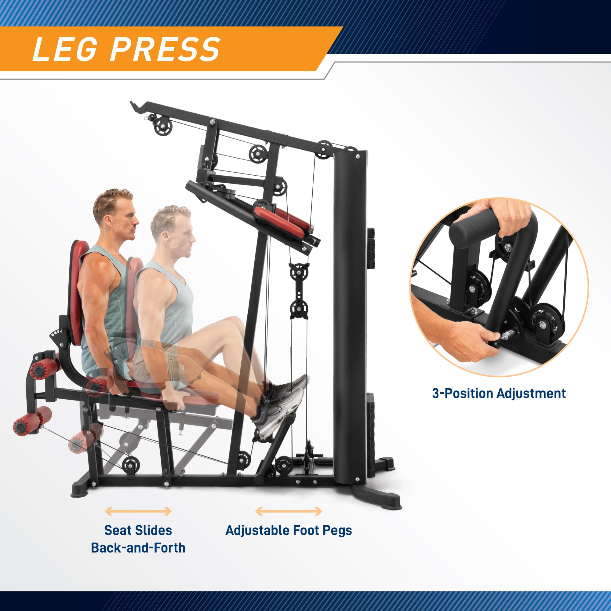 Amazon.com: Marcy All-in-One Home Gym System with Tri-Action Press