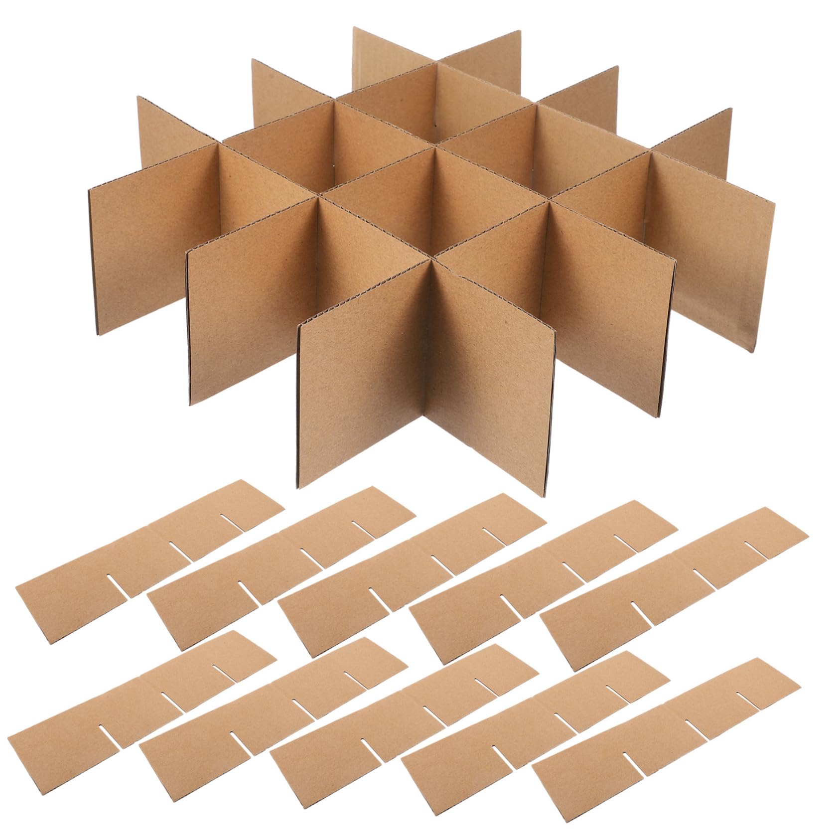 Mobestech 10sets Divisori Per Scatole Cartone Divisori Regolabili Per Traslochi Protezione e Piatti Sicuri e Resistenti Per Imballaggio e Spedizioni