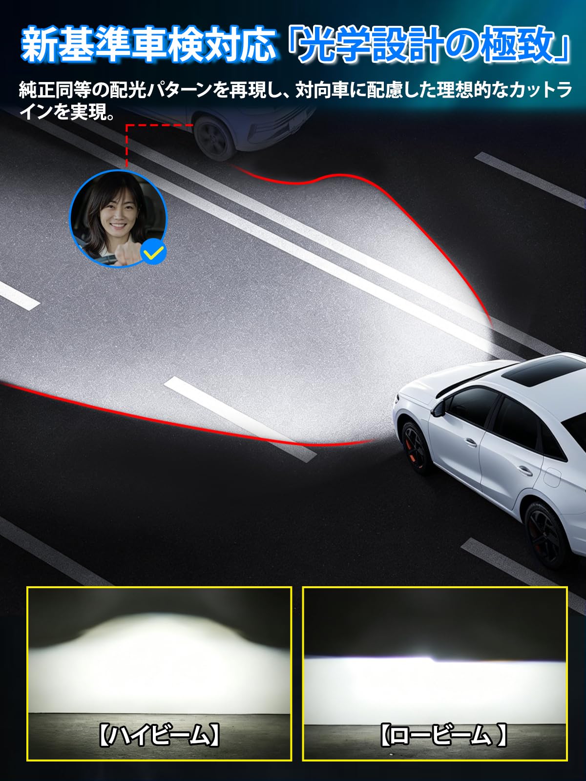 Amazon | Briteye 車用 ヘッドライトHB3 LEDハイビーム用バルブ 9005