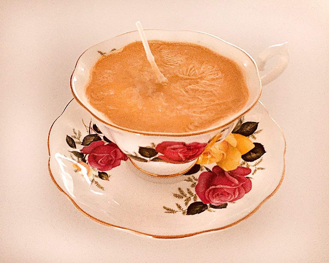 Teacup Candle Vintage Royal Albert China Cup with"June