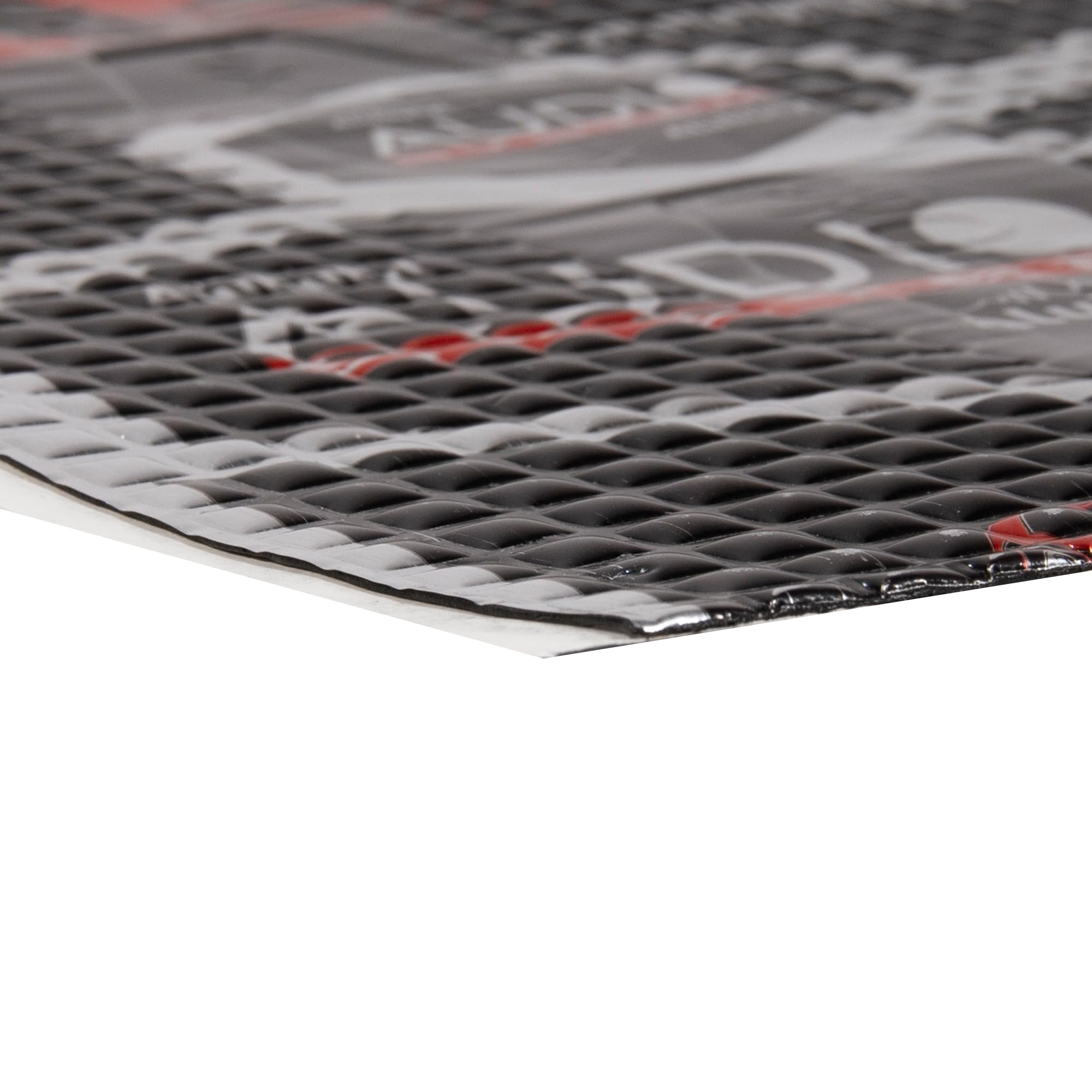 Alubutyl Auto Dämmplatten 50cm x 35cm x 4mm Set von 10 Blätter - 1,75m² Dämmmatten Anti Dröhn Selbstklebende Matten 6,67 kg/m² für Fahrzeugdämmung Dämmung Schalldämmung für Kfz Pkw