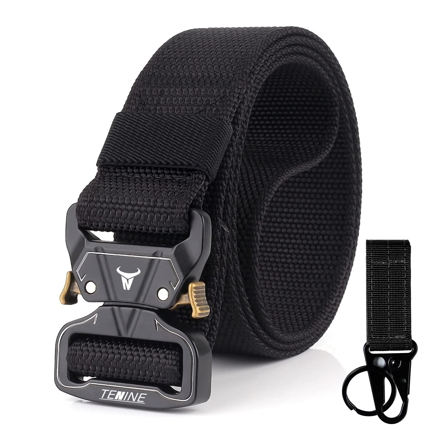 Buy TENINE Men Belt, QuickRelease Shooters Nylon Belts, Metal Buckle