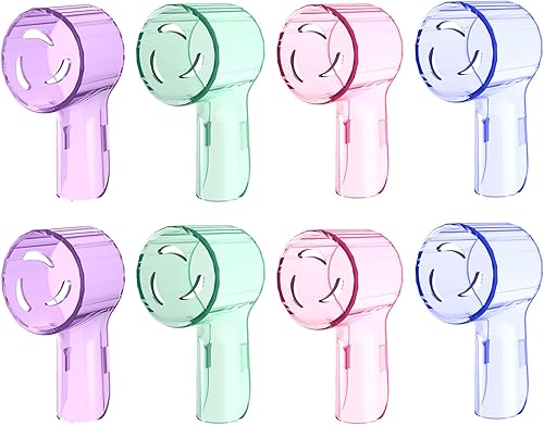 Miniatura 8 de ASYH 8 cabezales de cepillo de dientes a prueba de polvo, compatible con Oral B iO Series Pro 1000, 1500, 5000, 7500, cabezal de cepillo de dientes